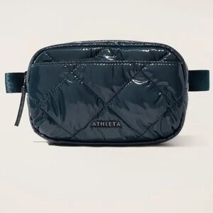 ATHLETA All About Shine Quilted Crossbody Belt Bag